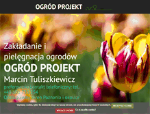 Tablet Screenshot of ogrod-projekt.pl